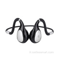 Casque de conduction de conduction osseuse sans fil Sport BT5.0 étanche